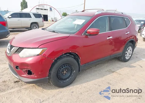 2016 Nissan Rogue S из США, поврежденный, VIN KNMAT2MV4GP630778